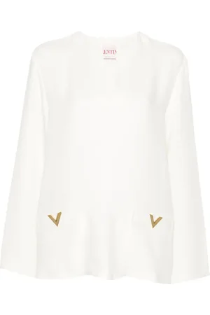 VALENTINO GARAVANI Túnica con placa del logo V