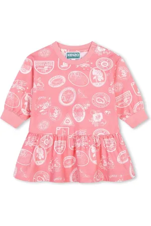 Kenzo Vestido con logo estampado