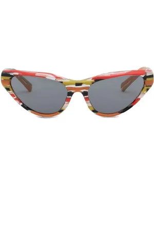 Marni Gafas de sol Spacey Stripe Mavericks con montura cat eye