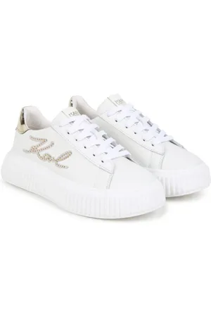Karl Lagerfeld Zapatillas con apliques de strass