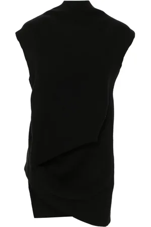 Rick Owens Chaleco Jumbo Babel de canalé
