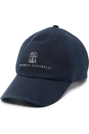 Brunello Cucinelli Gorra con logo bordado