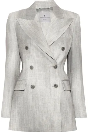 ERMANNO SCERVINO Blazer con efecto envejecido