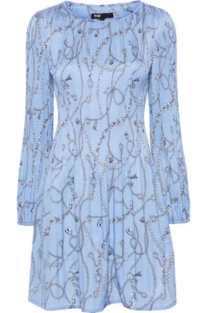 Maje Vestido corto con cadena estampada