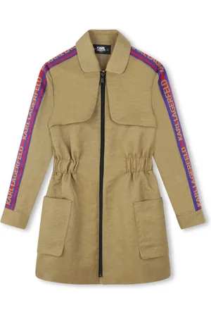 Karl Lagerfeld Vestido con logo en jacquard