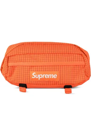 Supreme Riñonera con logo y textura de ripstop