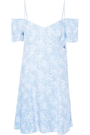 Calvin Klein Vestido corto con estampado floral
