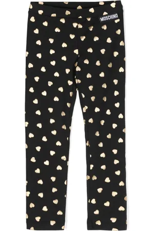 Moschino Leggins con estampado de corazones