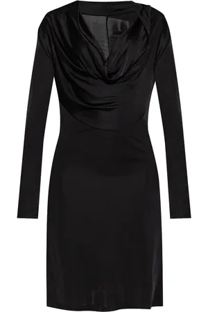 Helmut Lang Vestido con cuello desbocado