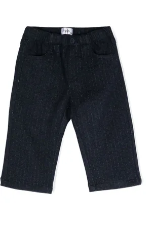 Il gufo Pantalones rectos a rayas diplomáticas