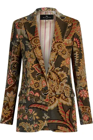 Etro Blazer con estampado de cachemira