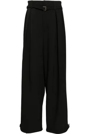 SONGZIO Pantalones anchos con cinturón