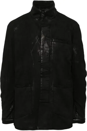 11 BY BORIS BIDJAN SABERI Chaqueta con bolsillo en el pecho y cuello falso