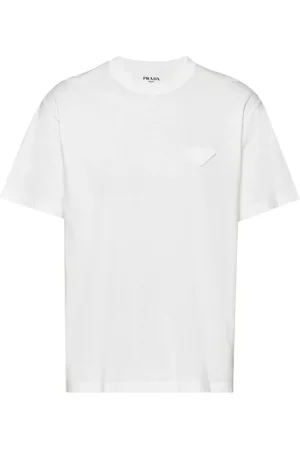 Prada Camiseta con logo triangular