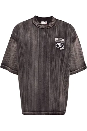 A Bathing Ape Camiseta con parche del logo