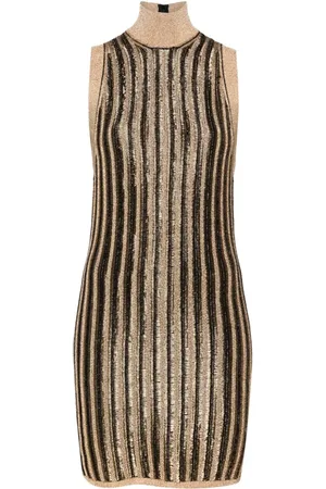 Tom Ford Vestido corto con cuello alto