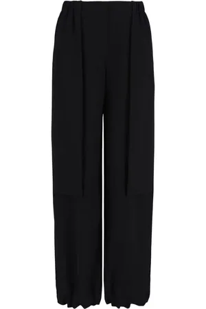 Giorgio Armani Pantalones rectos con cinturilla elástica