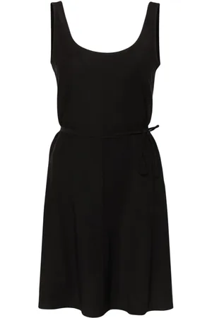 Calvin Klein Vestido corto con cuello redondo