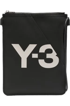 Y-3 Bandolera con logo estampado