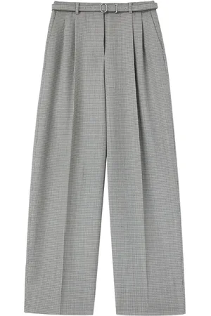Jil Sander Pantalones palazzo a cuadros
