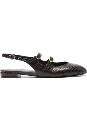 Stuart Weitzman Bailarinas Benni MJ con tira trasera