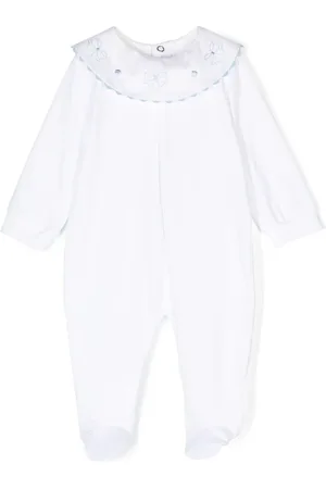 SIOLA Pijama con cuello bordado