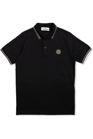 Stone Island Polo con parche del logo