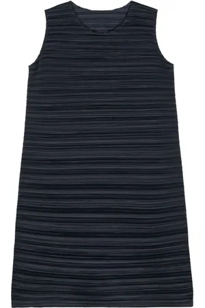 PLEATS PLEASE ISSEY MIYAKE Vestido midi Sheer Bounce