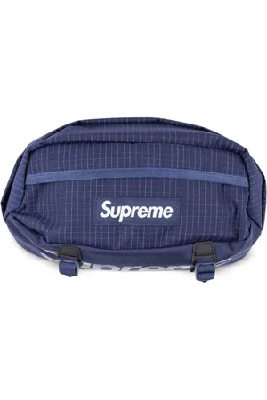 Supreme Riñonera con logo y textura de ripstop