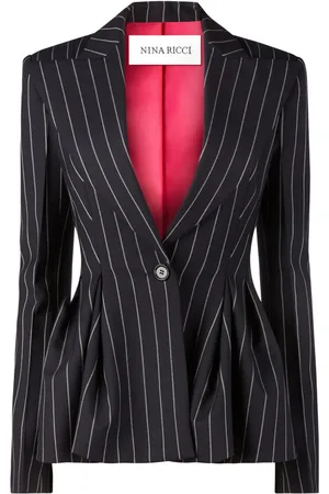 Nina Ricci Blazer a rayas diplomáticas