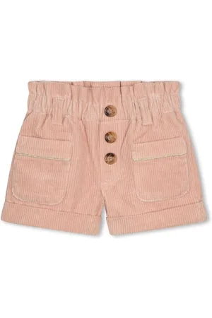 Chloé Bermudas con parche del logo