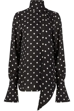 Nina Ricci Camisa con estampado de lunares