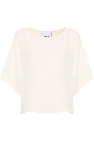 ERIKA CAVALLINI Blusa con cuello barco