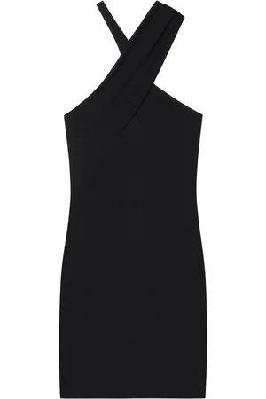 Courrèges Vestido corto con tiras cruzadas