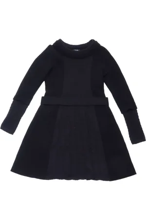 CHANEL Vestido de punto con cinturón 2000