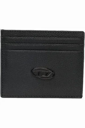Diesel Tarjetero con placa del logo