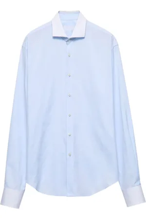 Prada Camisa con cuello italiano