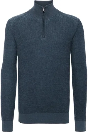 BRIONI Jersey con media cremallera