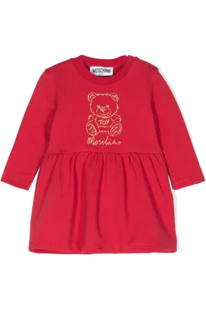 Moschino Vestido con bordado Teddy Bear