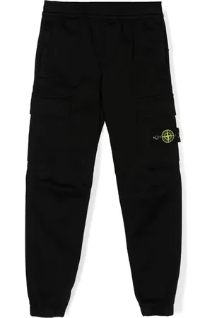 Stone Island Pantalones cargo con distintivo Compass