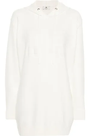 Elisabetta Franchi Vestido estilo sudadera con capucha