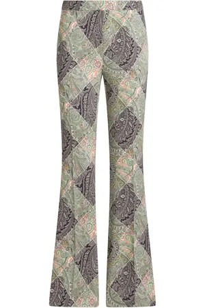 Etro Pantalones cady acampanados