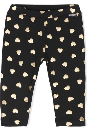 Moschino Leggins con corazón estampado