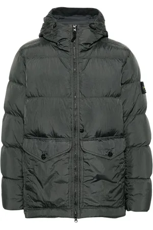 Stone Island Plumífero con distintivo Compass