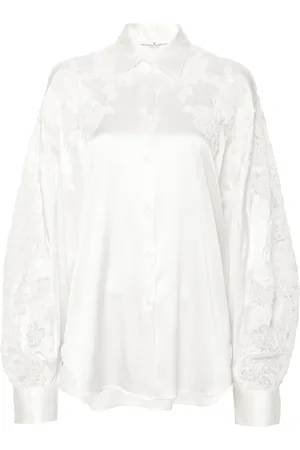 ERMANNO SCERVINO Camisa con apliques florales
