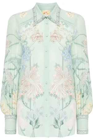 Camilla Blusa con motivo floral
