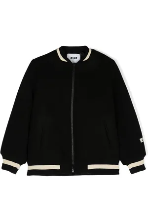 Msgm Chaqueta bómber con logo estampado