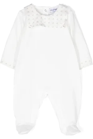 Emporio Armani Set de pelele con logo estampado