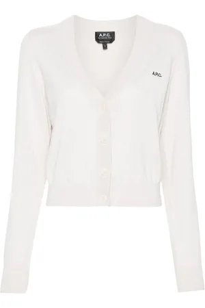A.P.C. Cárdigan Berenice con logo bordado