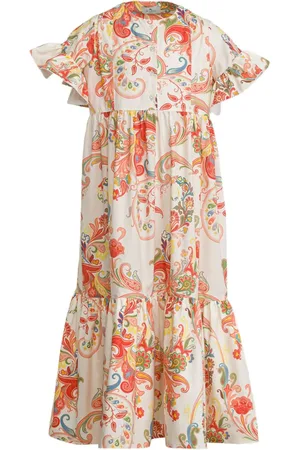 Etro Vestido con estampado de cachemira